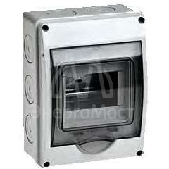 Бокс ОП Тусо 5мод. IP65 сер./дым. двер. Рувинил 69005