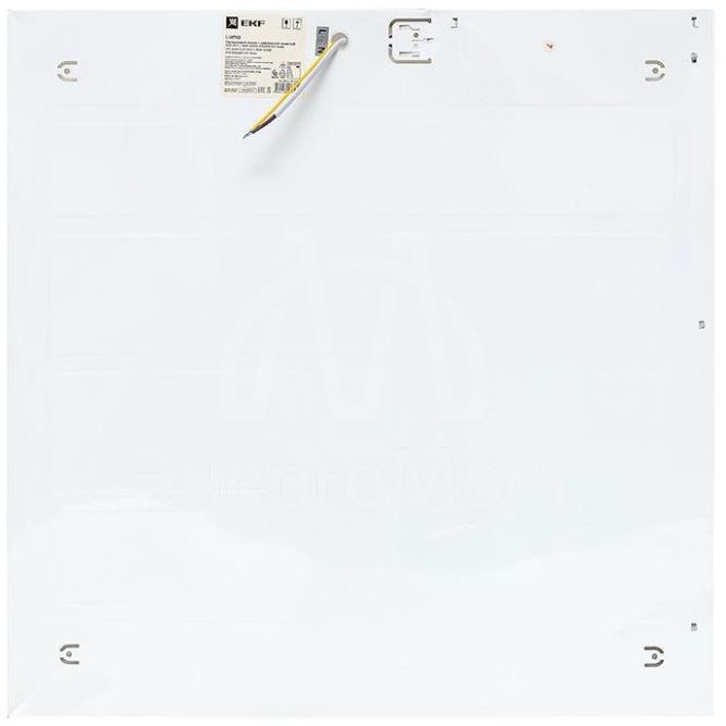 Светильник светодиодный ДУО-4110-L 40Вт 6500К 595х595 опал панель Basic EKF LPL-4110-L-40-6500