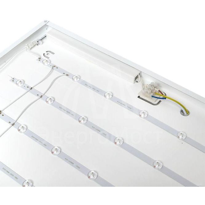 Светильник светодиодный ДУО-4110-L 40Вт 6500К 595х595 опал панель Basic EKF LPL-4110-L-40-6500