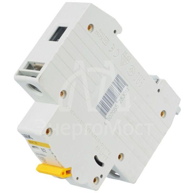 Выключатель автоматический модульный 1п B 2А 4.5кА ВА47-29 IEK MVA20-1-002-B