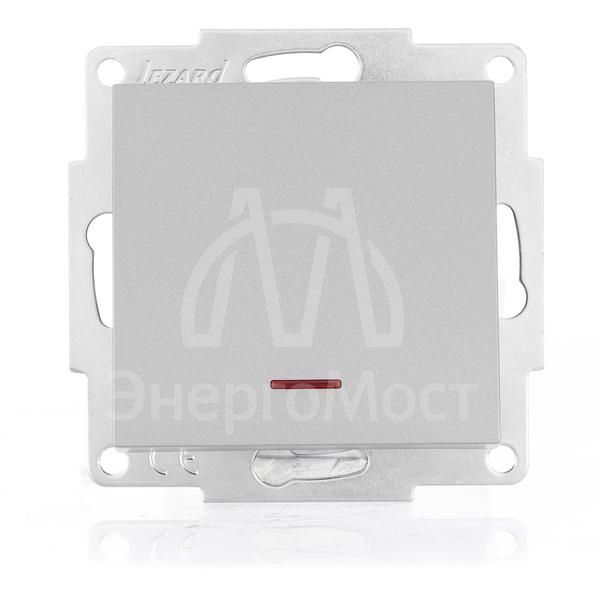 Механизм выключателя1кл. СП с индик. VESNA платина LEZARD 742-3588-111