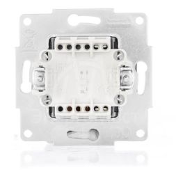 Механизм выключателя1кл. СП с индик. VESNA платина LEZARD 742-3588-111