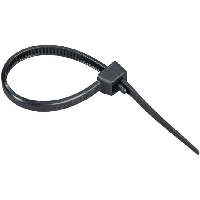 Хомут 3.6х100мм P6.6 съемный черн. (уп.100шт) IEK UHH13-D036-100-100-K02