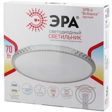 Светильник светодиодный SPB-6-70-RC R Brilliance 70Вт 3000-6500К 5950Лм с ДУ 500х77мм Эра Б0036369