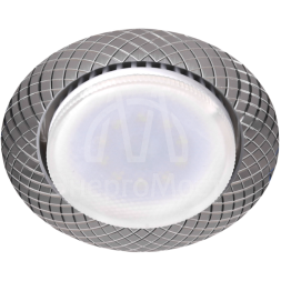 Светильник KL 76 AL/SL /1 под лампу Gx53 220В 13Вт серебро Эра Б0048961