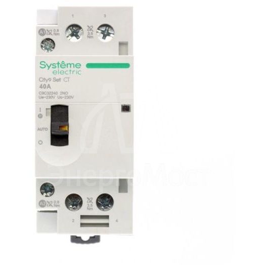 Контактор 2п City9 Set 2НО 40А AC 230В-230В SE C9C32240