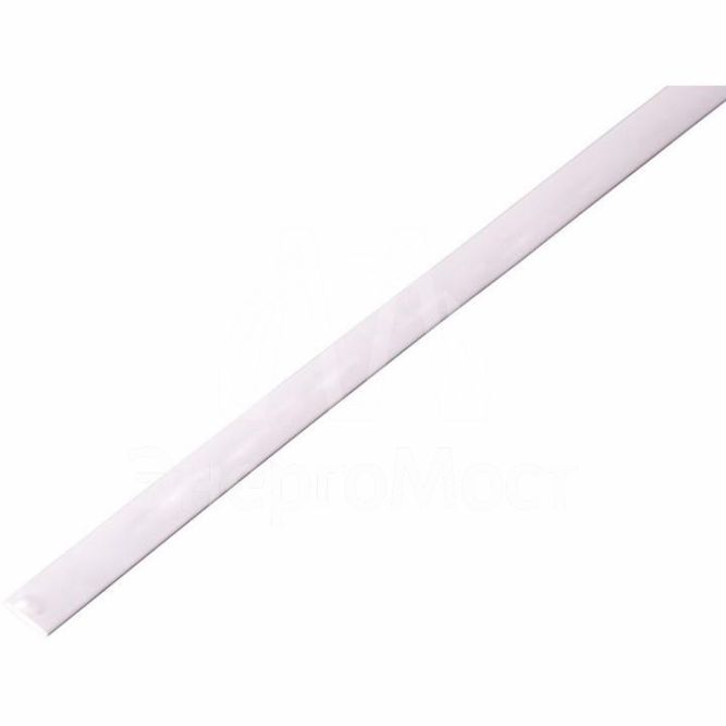 Трубка термоусадочная 5.0/2.5 1м бел. (уп.50шт) Rexant 20-5001