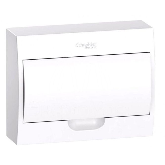 Бокс ОП Easy9 навес. с бел. двер. 1 ряд 12мод IP40 IK07 63А 2 клеммы SchE EZ9E112P2SRU
