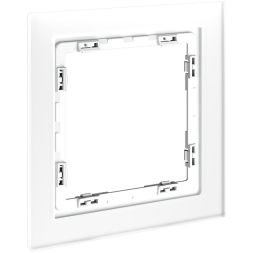 Рамка 1-м S70 стеклян. бел. матов. Voltum VLS110102