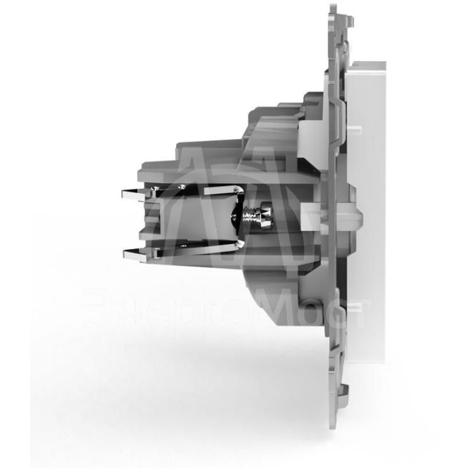 Розетка 1-м СП Pixel 16А IP20 без заземл. механизм бел. TOKOV ELECTRIC TKE-PX-R1-C01