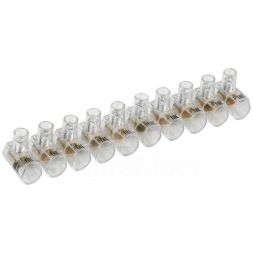 Зажим винтовой концевой изолированный КЗВИ 6.0кв.мм  (10х1) IEK UZVK-06-10