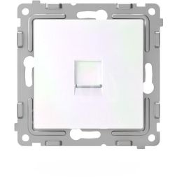 Розетка компьютерная 1-м СП Pixel RJ45 кат.5E механизм перламутр. TOKOV ELECTRIC TKE-PX-RC1-C04