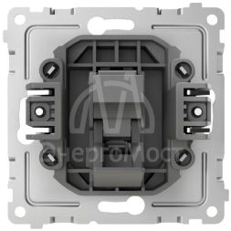 Розетка компьютерная 1-м СП Pixel RJ45 кат.5E механизм перламутр. TOKOV ELECTRIC TKE-PX-RC1-C04