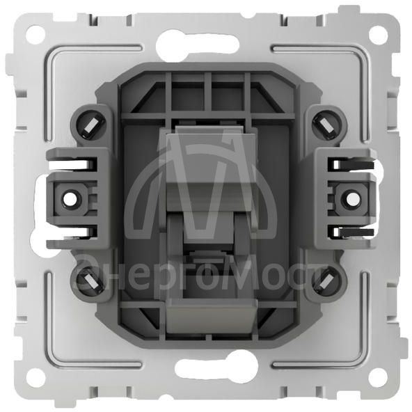 Розетка компьютерная 1-м СП Pixel RJ45 кат.5E механизм перламутр. TOKOV ELECTRIC TKE-PX-RC1-C04