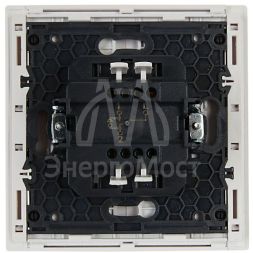 Выключатель проходной 1-кл. СП FORTE&amp;amp;PIANO 10А FP204 с индикацией бел. IEK FP-V12-1-10-1-K01