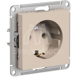 Розетка AtlasDesign 16А с заземл. механизм песочн. SE ATN001243