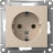 Розетка AtlasDesign 16А с заземл. механизм песочн. SE ATN001243