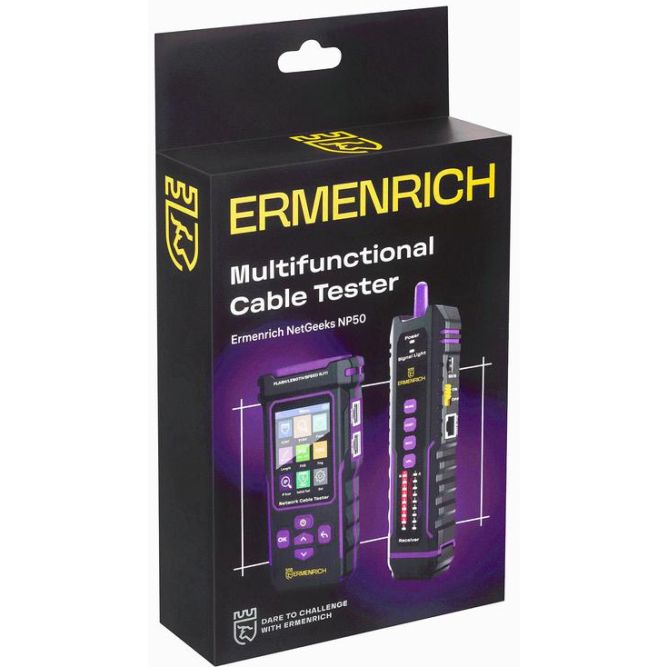 Тестер кабельный многофункциональный NetGeeks NP50 Ermenrich 84555