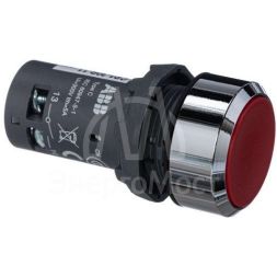 Кнопка CP1-30R-11 без фикс. 1HO+1H3 красн. ABB 1SFA619100R3071