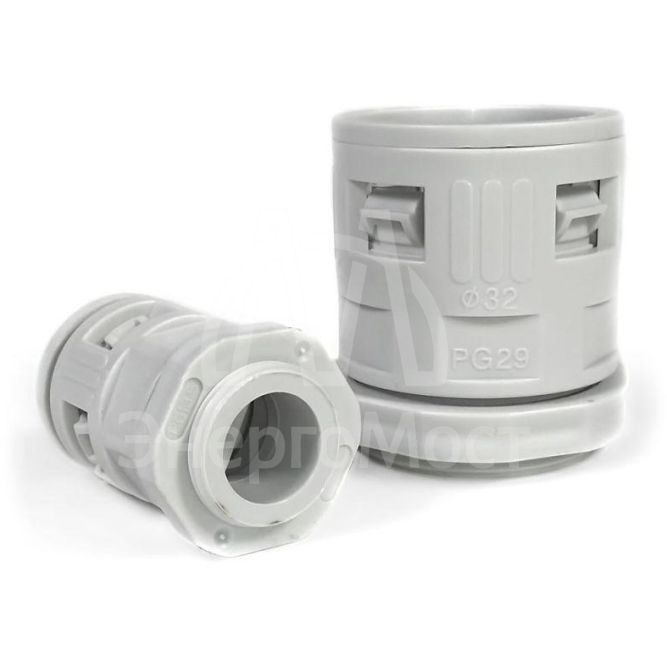 Муфта вводная для гофрированных труб ВМ-ГТ d20мм сер. Промрукав PR08.3269