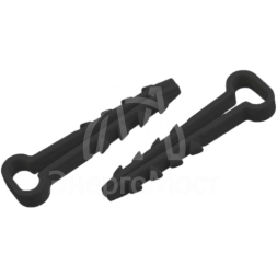 Дюбель-хомут 6-12мм для плоского кабеля NO-225-223 черн. (уп.10шт) Эра Б0066301