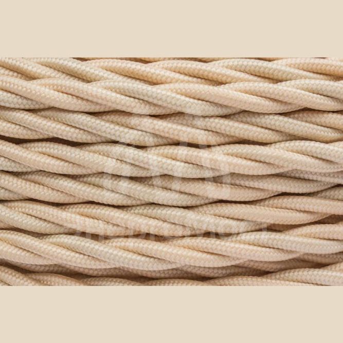 Провод ретро 3х2.5 матов. зол./песочн. (уп.20м) Bironi B1-435-719-20