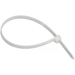 Хомут 7.6х300мм P6.6 стандартный бел. (уп.100шт) IEK UHH30-D076-300-100-K01