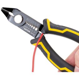 Кусачки диагональные 150мм снятие изоляции 0.8-2.6мм (08510) SHTOK 376314