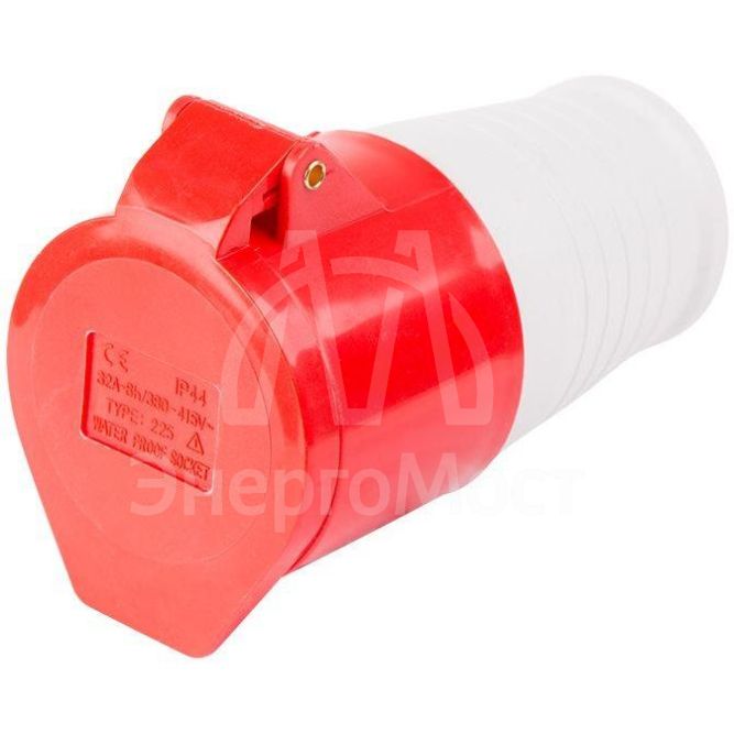 Розетка 225 переносная 3Р+РЕ+N 32А 380В IP44 Rexant 11-8923