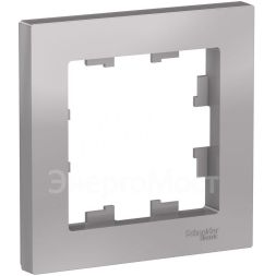 Рамка 1-м AtlasDesign алюм. SchE ATN000301