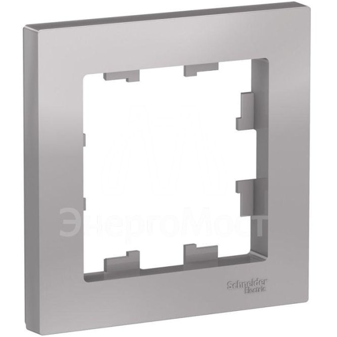 Рамка 1-м AtlasDesign алюм. SchE ATN000301