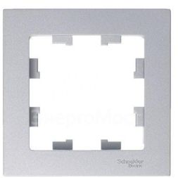 Рамка 1-м AtlasDesign алюм. SchE ATN000301