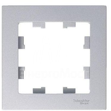 Рамка 1-м AtlasDesign алюм. SchE ATN000301