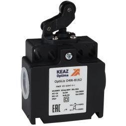 Выключатель концевой OptiLiS D4N-8162 рычаг роликовый горизонтальное перемещение EN 50047 XCKT2121P16 КЭАЗ 365316