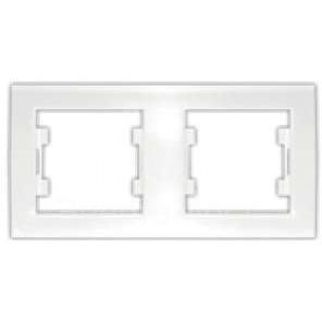 Рамка 2-м Бриллиант горизонт. бел. UNIVersal 7947465