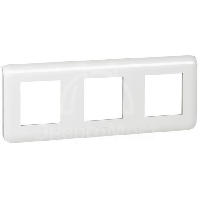 Рамка 3х2мод. Mosaic New горизонт. бел. Leg 078806