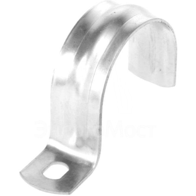 Скоба однолапковая СМО d14-15мм метал. (уп.100шт) Промрукав PR08.2532