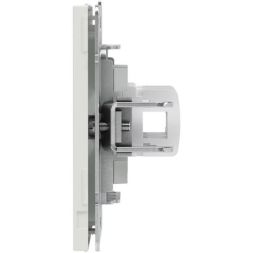 Розетка компьютерная 2-м KANT RJ45 кат.6A без шторки бел. песок DKC 7010674