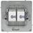 Розетка компьютерная 2-м KANT RJ45 кат.6A без шторки бел. песок DKC 7010674