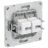 Розетка компьютерная 2-м KANT RJ45 кат.6A без шторки бел. песок DKC 7010674