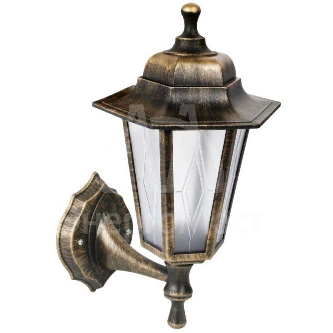 Светильник садово-парковый PP4101/02 C64 НБУ 06-60-001 У1 &amp;quot;Леда1&amp;quot; 6-гран. пласт. +пласт. черн. бронза Camelion 13835