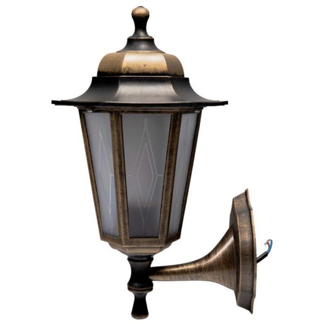 Светильник садово-парковый PP4101/02 C64 НБУ 06-60-001 У1 "Леда1" 6-гран. пласт. +пласт. черн. бронза Camelion 13835