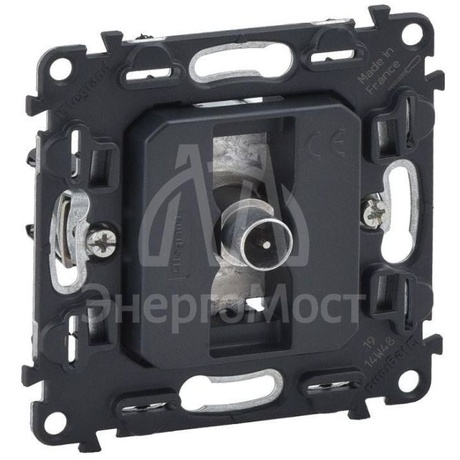 Механизм розетки TV оконечной Valena In&amp;#039;matic 1 выход 10дБ 0-862МГц Leg 753066