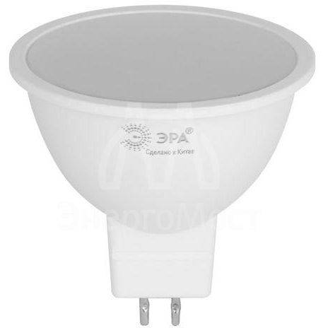 Лампа светодиодная GREEN LINE MR16-10W-865-GU5.3 GL 10Вт софит 6500К свет холод. GU5.3 Эра Б0066997