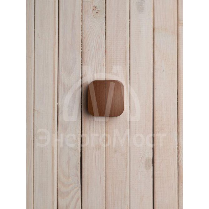 Выключатель 2-кл. ОП GLORY 10А ВС20-2-0-ХД дуб IEK EVH20-K24-10