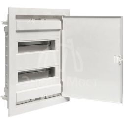 Щит силовой встраив. Nova 24мод. IP40 с пластик. дверью PROxima EKF nv-pb-pd-2