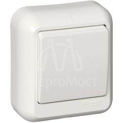 Выключатель 1-кл. ОП Прима 6А IP20 250В бел. (розн. упак.) SchE A16-051-BI