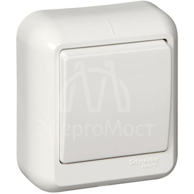 Выключатель 1-кл. ОП Прима 6А IP20 250В бел. (розн. упак.) SchE A16-051-BI