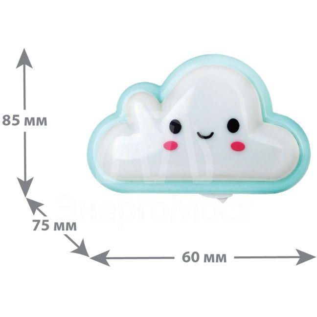 Светильник светодиодный NL-178 &amp;quot;Облако&amp;quot; ночник с выкл. 220В Camelion 12534