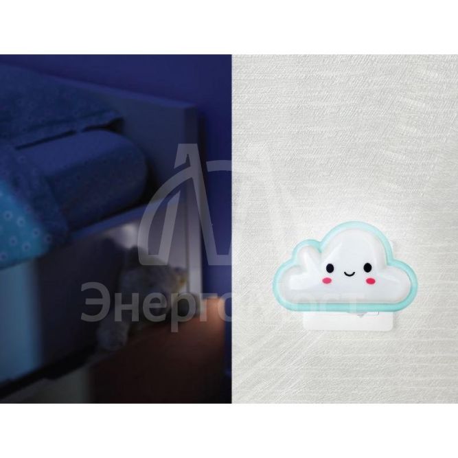 Светильник светодиодный NL-178 &amp;quot;Облако&amp;quot; ночник с выкл. 220В Camelion 12534